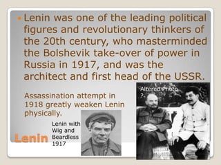 In November 1917, the Bolsheviks seized power. 
