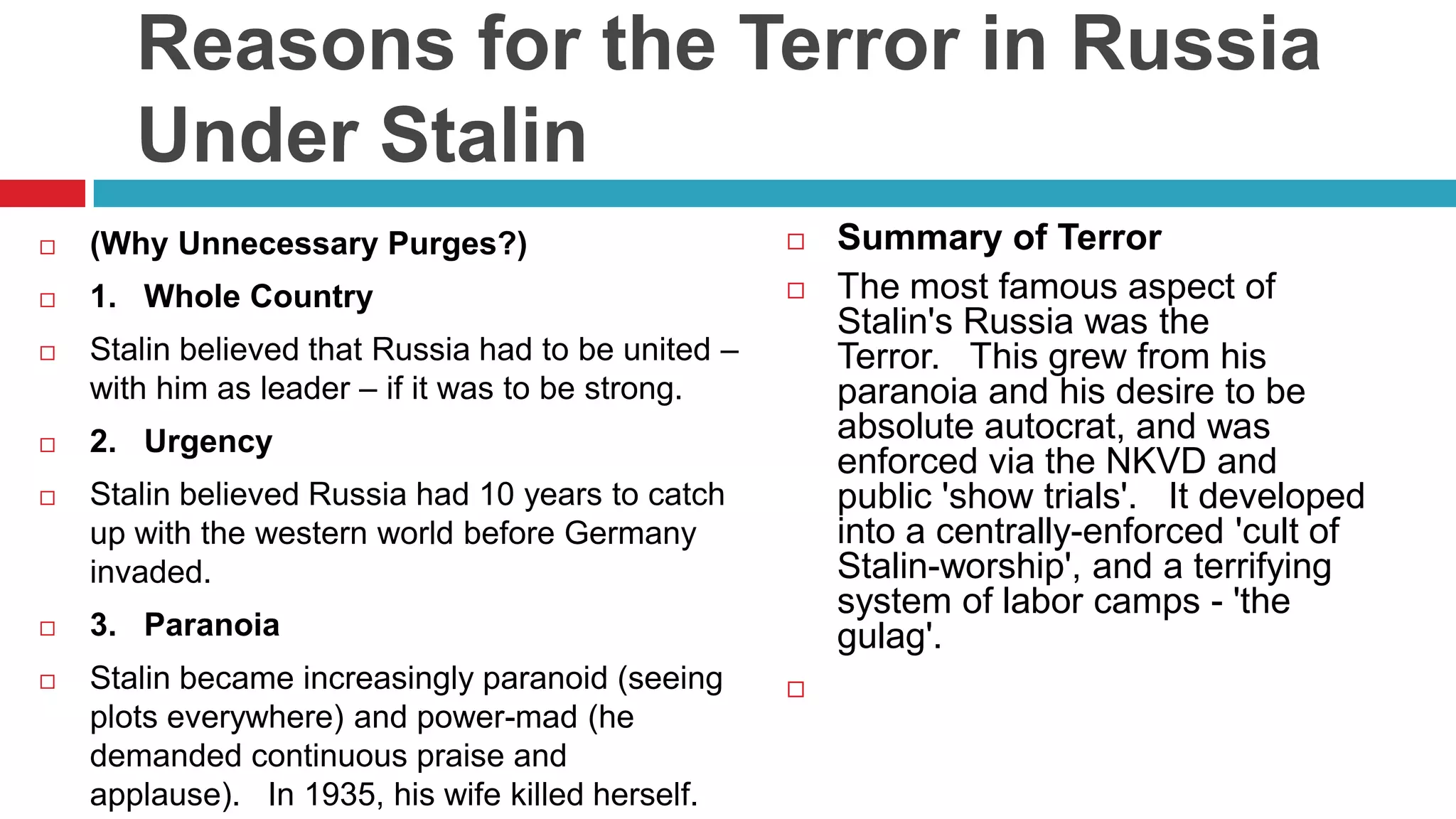 AA 4 RH Y3 Russian/ Soviet History Class 4, Fall 2010 - Spring 2011 ...