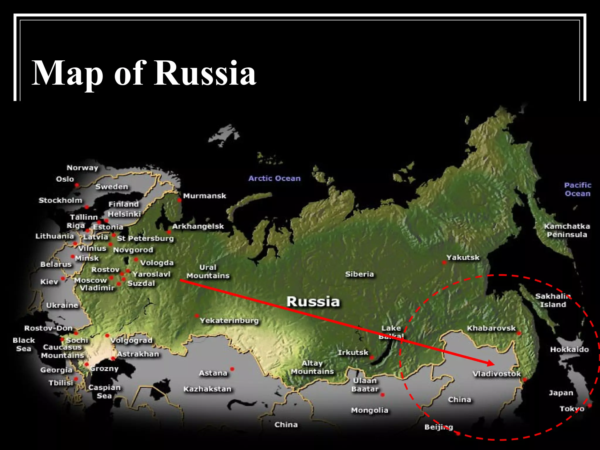 Map of Russia
 