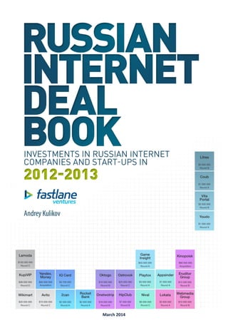 Russian internet Deal Book 2012-2013 Fastlane Ventures