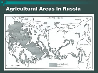 Agricultural Areas in Russia 