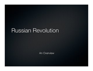 Russian Revolution