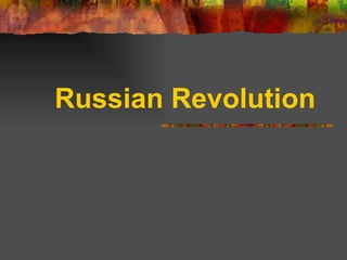 Russian Revolution 
