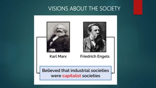 VISIONS ABOUT THE SOCIETY
 