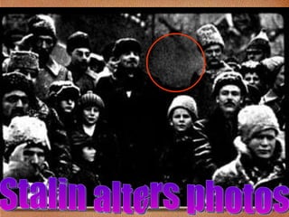 Stalin alters photos 