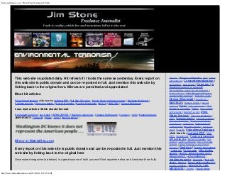 Jimstonefreelance.com - World Class Investigative Truth
http://www.jimstonefreelance.com/[12/4/2014 8:30:45 AM]
This web site is updated daily. Hit refresh if it looks the same as yesterday. Every report on
this web site is public domain and can be re-posted in full. Just mention this web site by
linking back to the original here. Mirrors are permitted and appreciated
Most hit articles
Fukushima Sabotage click here for updated PDF | Bat Man Shooting | Sandy Hook original coverage | Hastings Murdered |
Antidepressants | Hurricane Sandy | Boston Bombing | Nuclear Blackmail | SHILLS | BUSTED! | Tainted Nightmare |
Less read articles I think should be read
Springfield bombing | Joe Stack | INTERCEPTED! | Swedish explosives | Chiapas Earthquake | Corevpro | Cells | Bacteriophages
(IMPORTANT!) | Carhack! | Haarp | Jenin | Nuclear Rogue |
Mirror at Matrixfiles.com
Every report on this web site is public domain and can be re-posted in full. Just mention this
web site by linking back to the original here
Uncensored magazine (ad below) is a great source of truth you won't find anywhere else, and I endorse them fully.
Chavez | chiapas earthquake | CIA | Codex
Alimentarius | Compartmentalization |
contractors | web control | Corevpro | Al
Rasheed bombed on purpose!|
Rockefeller crack head intellect |
Banker Bailout | Main Benghazi Report |
supplemental benghazi | Bickering Jews |
Nuclear Blackmail | Agenda 21 |
BUSTED! | Hacked ECM's | stuxnet
cartoon | Cells | cells addendum | CRR
busted by Congress | Nibiru | How to deal
with tyranny | Debka Psy Op | Deep
Water Horizon | They are desperate! |
SKP | Separate disinfo | Chinese invasion |
Ecuador Snowden | Electronic Intefada |
snowden 2 | civilization | Explosives in
nuke plant! | Wag the Quake | Farganne
snail | Fluoxitil | Fukushima Sabotage
click here for updated PDF | NSA
KEY | Kokesh CIA | Power grid tampering
will end an era | Iranian consulate | gun
control | Jenin comments | why I don't link
corbett | Digital Stepping in the Aurora
Borealis | Hastings | Zombie Apocalypse
| 3 watt 3G | 50 plus mpg | Mike Phillips
speaks | another antidepressant story |
Aboud Church | Jenin bulldozed |
antidepressants | Assange | Web site
attack | Aurora | Russ Clarke explains 911
for the children | FED GETS THE
MESSAGE | 70 MPG | Sandy Hook
 