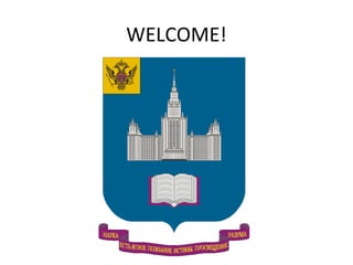WELCOME!
 