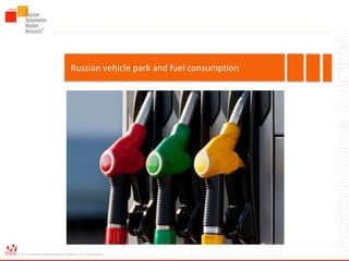 Russian vehicle park and fuel consumption
© 2014 Russian Automotive Market Research. All rights reserved
 