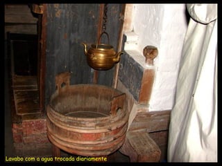 Lavabo com a agua trocada diariamente 