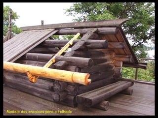 Modelo dos encaixes para o telhado 