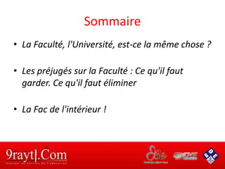 Réussir à La Fac !