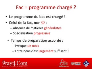 Réussir à La Fac !