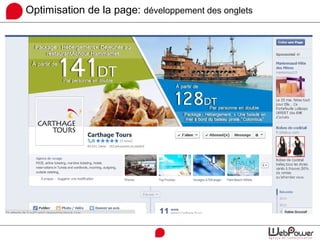 Optimisation de la page: développement des onglets
 