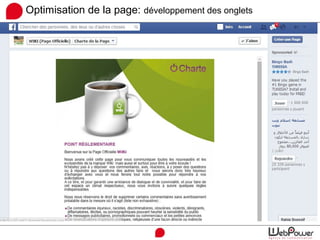 Optimisation de la page: développement des onglets
 