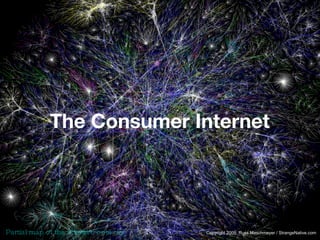 The Consumer Internet Partial map of the Internet, opte.org Copyright 2009, Russ Maschmeyer / StrangeNative.com 