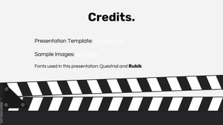 Credits.
Presentation Template: SlidesMania
Sample Images: Unsplash
Fonts used in this presentation: Questrial and Rubik
 