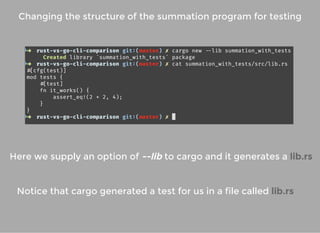 Writing Rust Command Line Applications | PDF