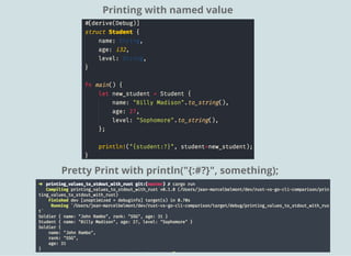 Writing Rust Command Line Applications | PDF