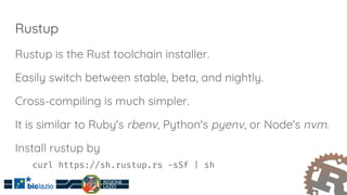 An introduction to Rust: the modern programming language to develop ...