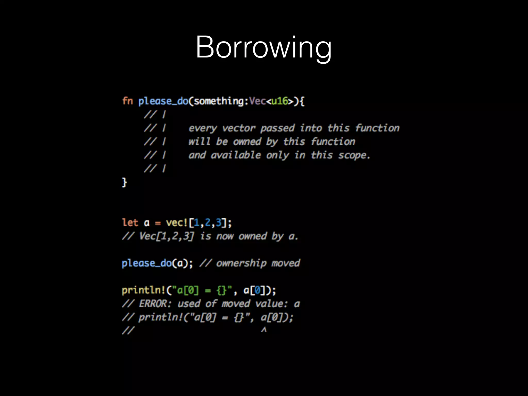 Borrowing