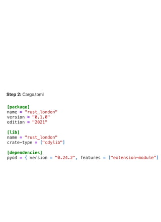 Rustifying a Python package in 2025 with pyo3 and maturin | PDF