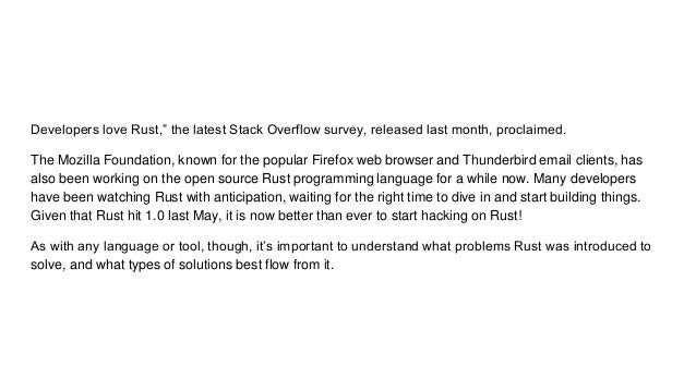 rust programming language finds nonprofit foundation rust programming language finds nonprofit foundation