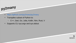 Rust & Python : Rust WA meetup 1 | PPT