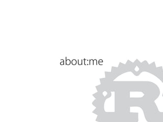 about:me
 