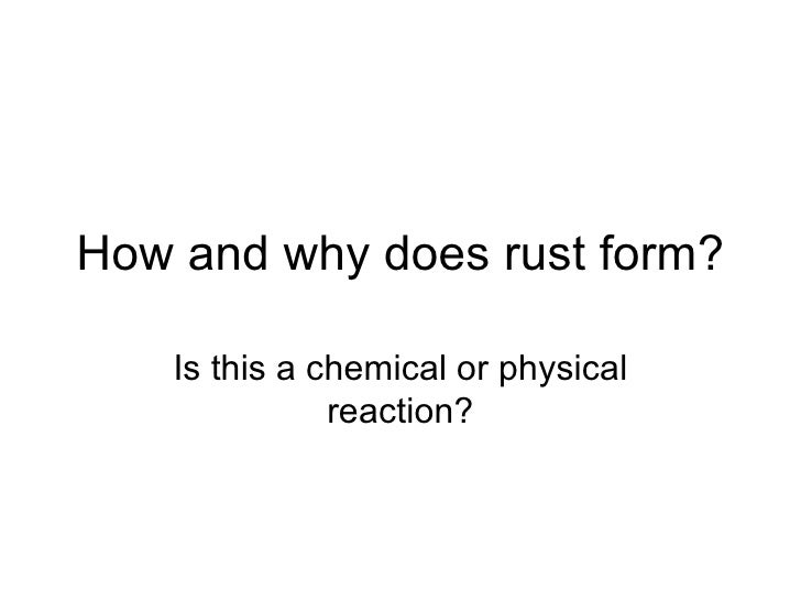rust how does rust form