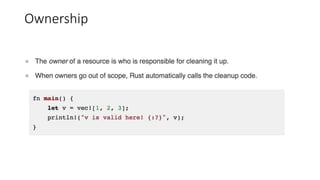 Ownership
 