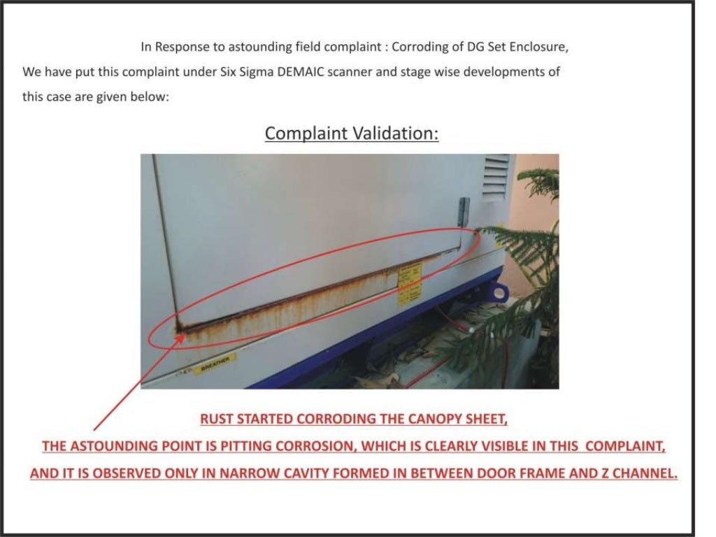 Rust formation after powder coating