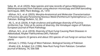 Rust Fungi By Sarah Ashfaq 51 Botanist PU | PPTX