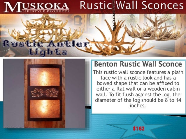Rustic Wall Scones Lighting Rustic Indoor Wall Sconces