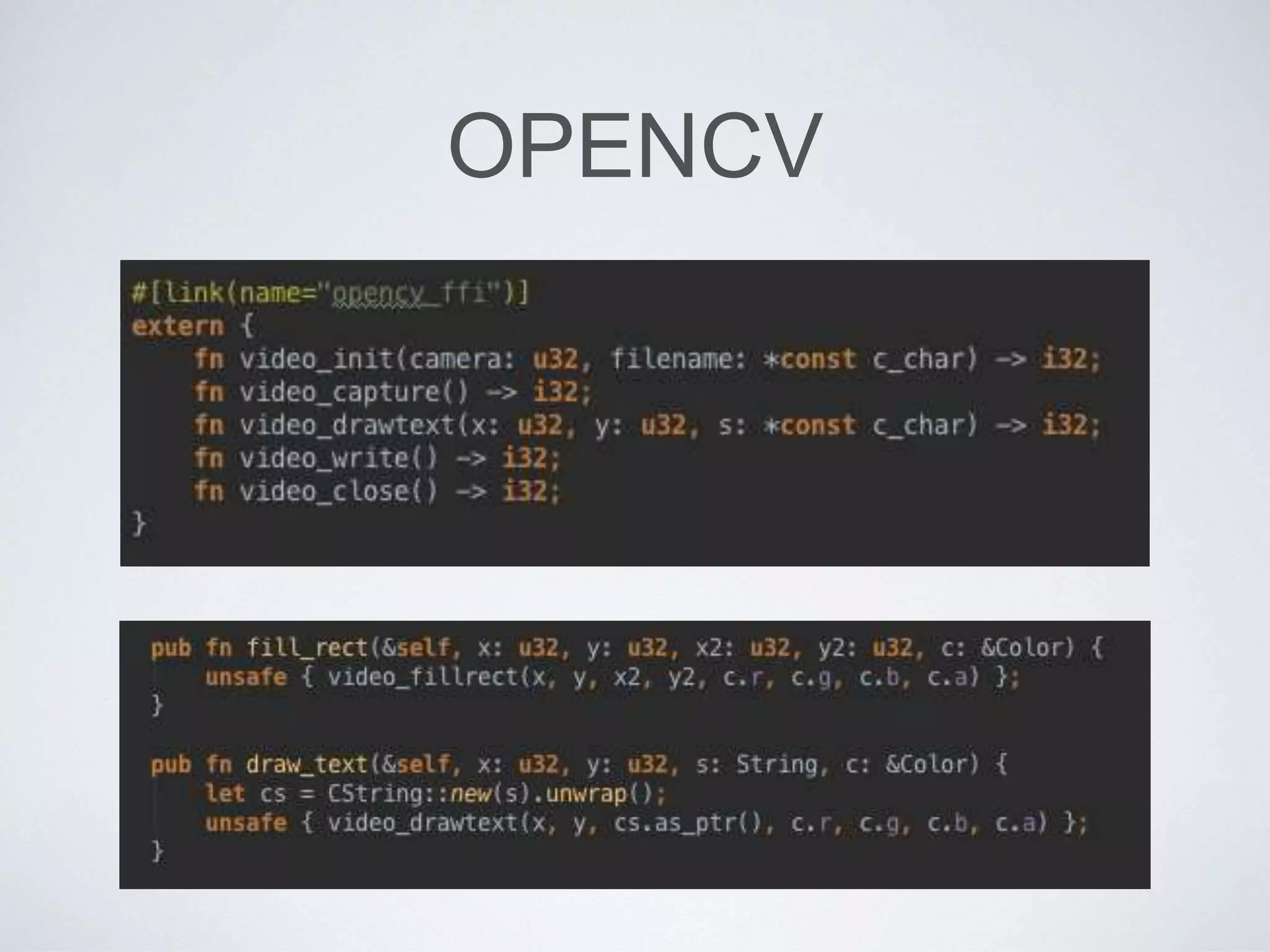 OPENCV
 