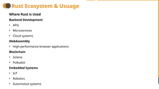 Comprehensive Guide to Rust Programming Language: Concepts, Ecosystem ...
