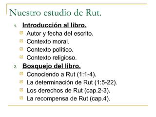 Bosquejo De Rut Rut | PPT