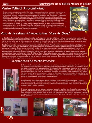 Ruta de Resistencia 3. Llegada a Ecuador | PDF