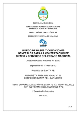 Ruta Nacional 11 - Autopista Santa Fe San Justo | PDF
