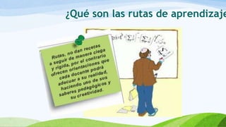 ¿Qué son las rutas de aprendizaje
 