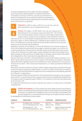 Sequion Rutas cortas lima | PDF
