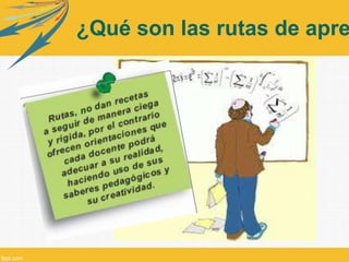 ¿Qué son las rutas de aprendizaje? 
 