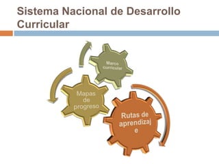 Sistema Nacional de Desarrollo
Curricular

 