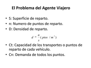 Ct≥CnUn Vehiculo, Una zonaS = A x BB = Ancho de banda constantel = longitud  media entre rutasbBA