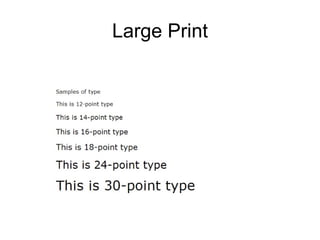 Large Print 