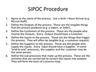 C Chart




Used to monitor "count"-type data, typically total number of nonconformities
(defects) per unit. It is also occasionally used to monitor the total number of
events occurring in a given unit of time.



                                                                              Page 325
 