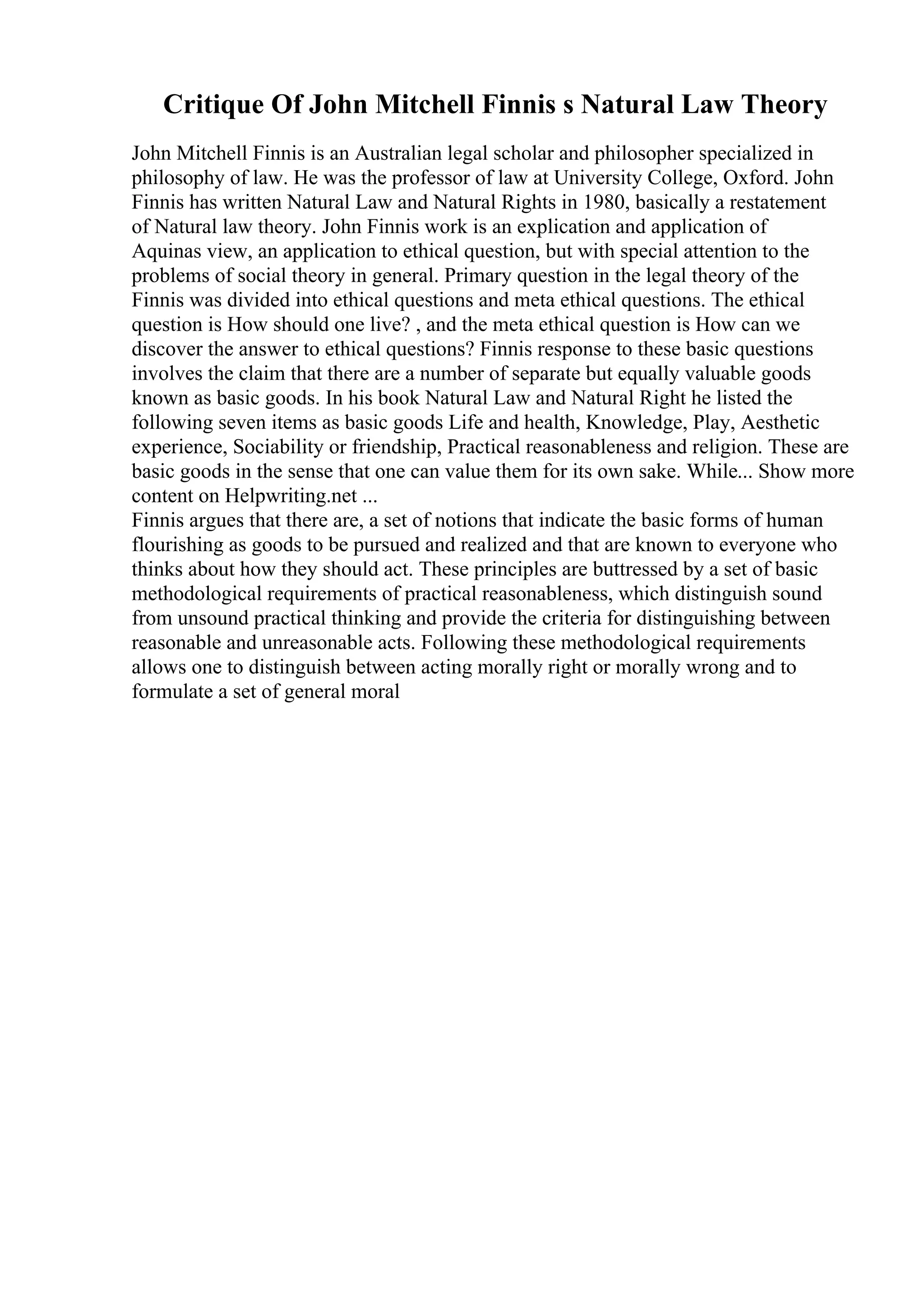 Rutgers Sample Essay PDF