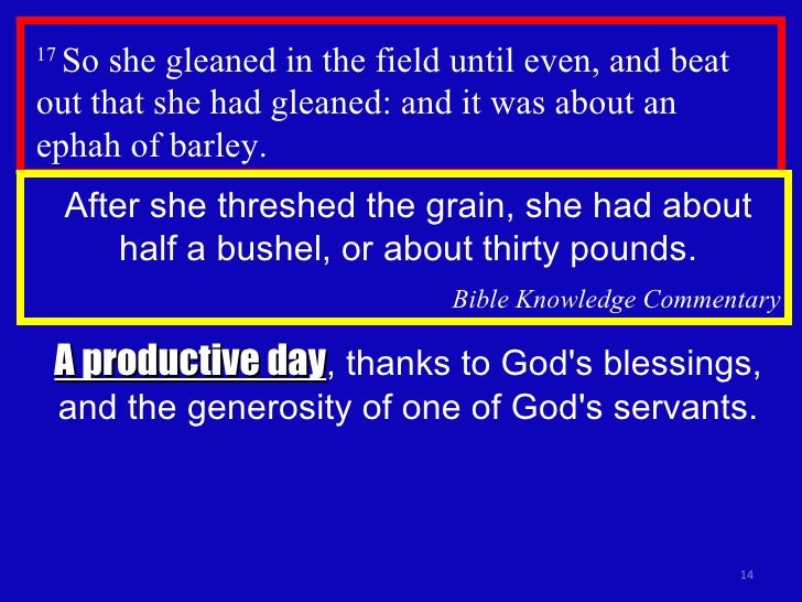 Ruth 2b Gratitude
