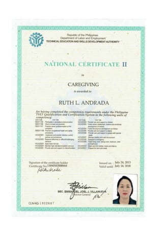 Ruth andrada caregiving