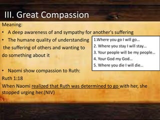 Ruth a Story of Redemption | PPTX