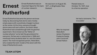Fred Rutherford Events RUTHERFORDs Experiment and observations with conclusions | PDF